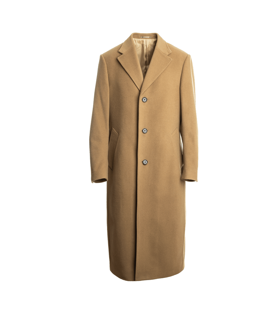 Camel Wool & Cashmere Overcoat - He Spoke Style Shop