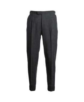 Charcoal Gray Rustic Tropical Wool Pants - He Spoke Style Shop