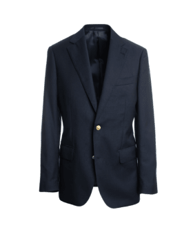 Classic Navy Blue Brass Button Sport Coat - He Spoke Style Shop