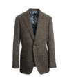 Dark Brown Donegal Tweed Suit Jacket - He Spoke Style Shop