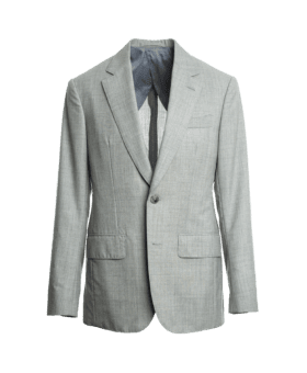 Light Gray Fresco Suit Jacket - He Spoke Style Shop