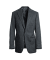 Charcoal Grey Flannel Suit Jacket – He Spoke Style Shop