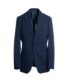 Navy Blue Solid Seersucker Suit Jacket - He Spoke Style Shop