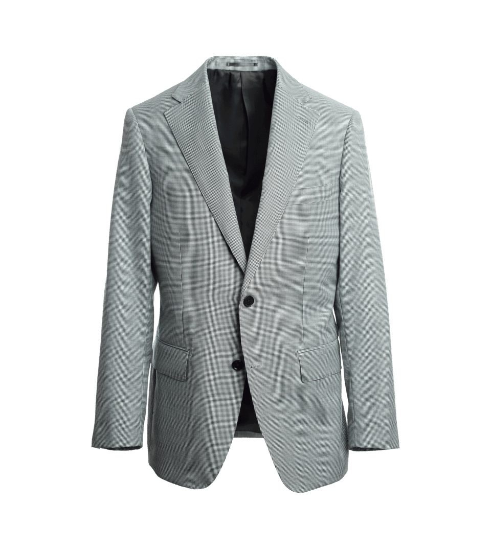 Black And White Puppytooth Suit Jacket - He Spoke Style Shop