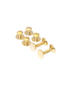Codis Maya Round Yellow Gold Tuxedo Stud and Cufflink Set - He Spoke Style Shop