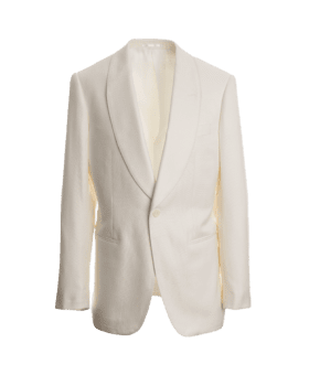 Ivory Bamboo Dinner Jacket – Custom Fit by He Spoke Style