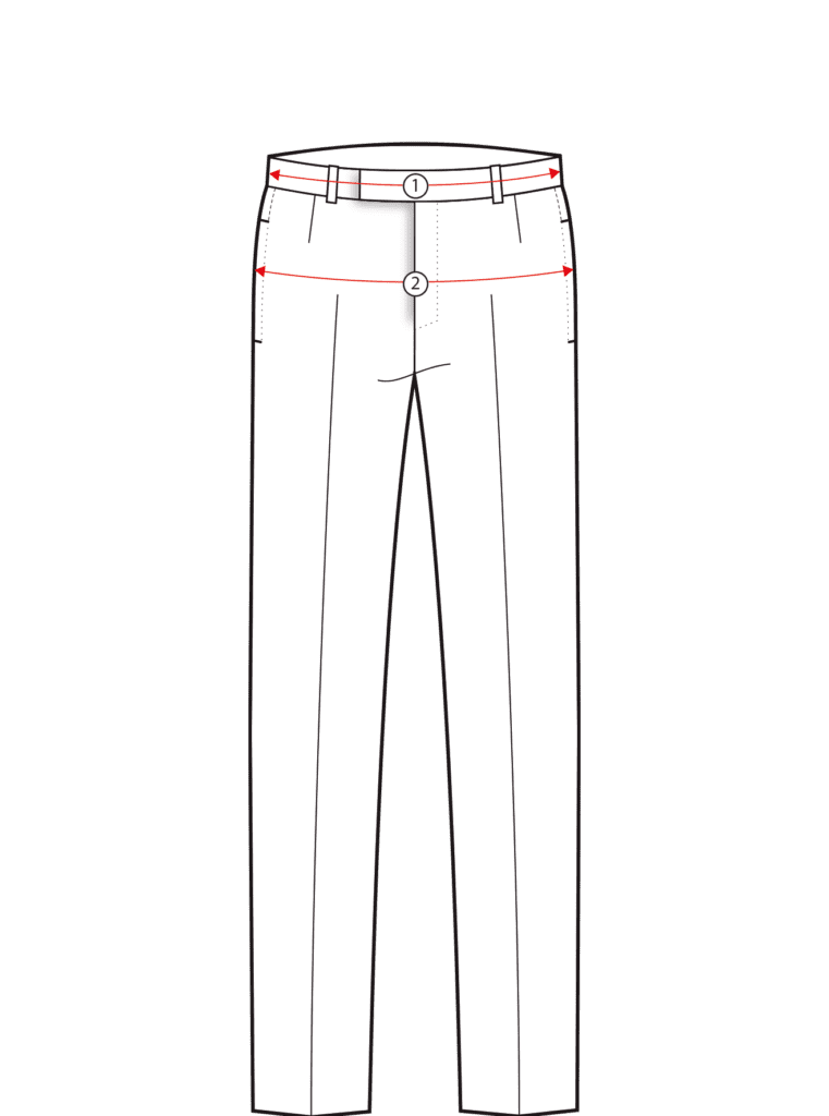 men 40 inch waist pant size