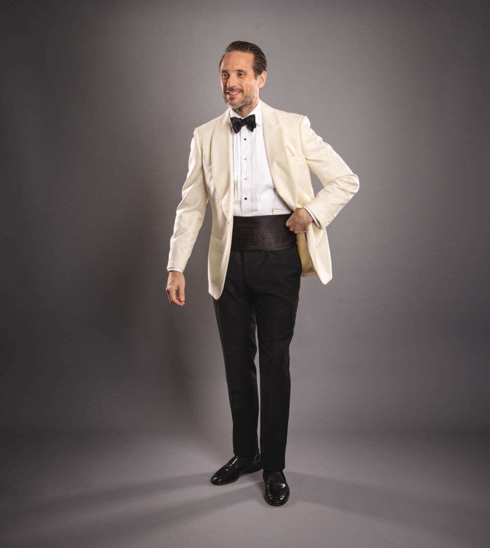 white christmas dresses Single-Breasted Dinner Jacket – Edward Sexton main image 1