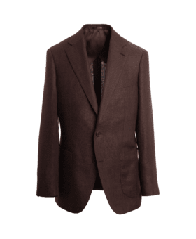 Rust Brown Hopsack Sport Coat – Custom Fit by He Spoke Style