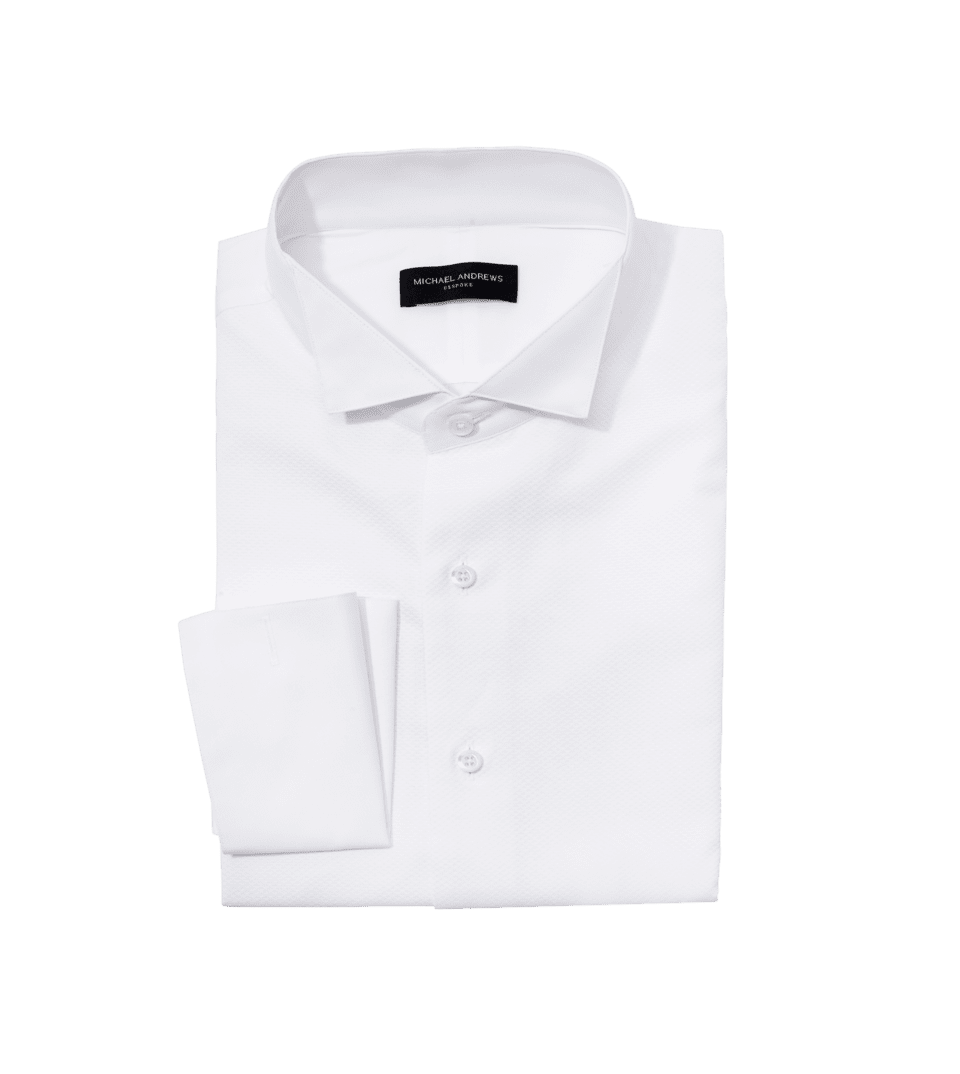 men's marcella dress shirt White Marcella Bib Front Tux Shirt (In-Stock)