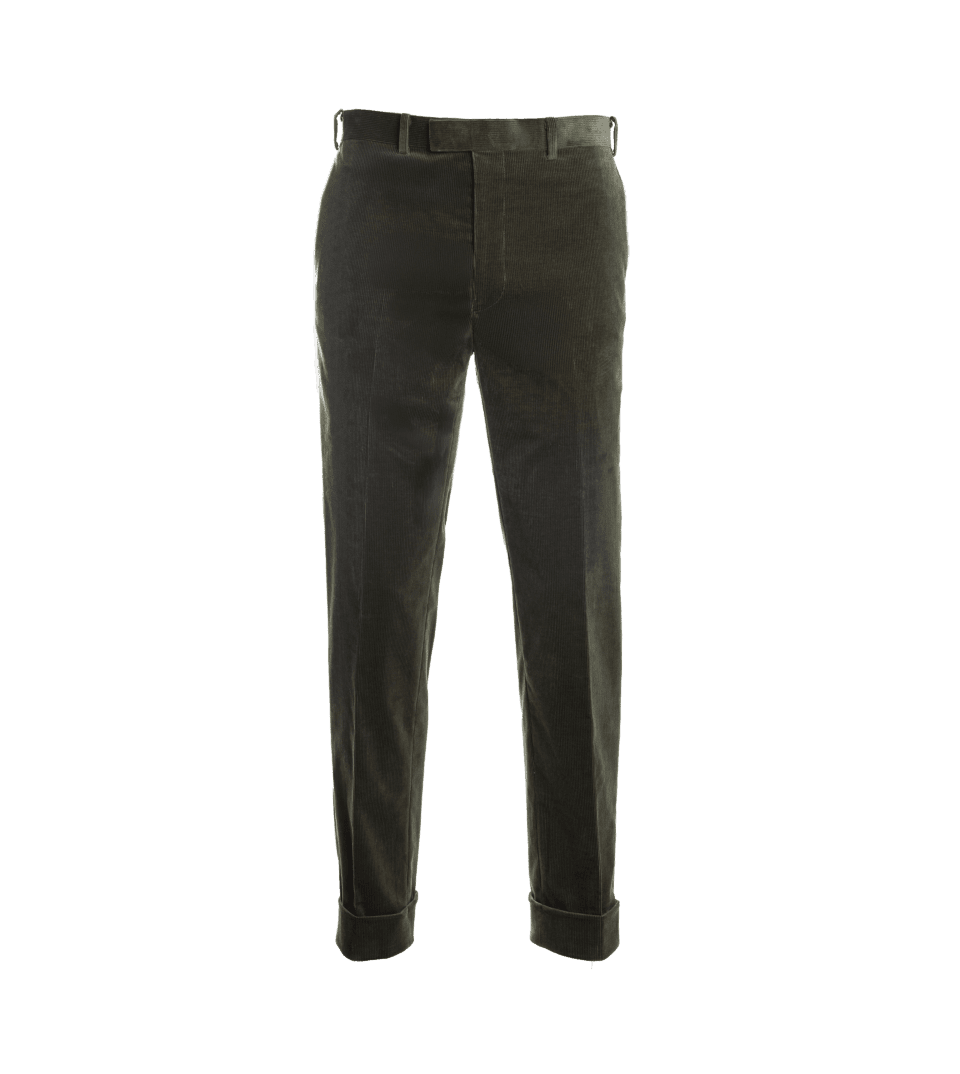 Hunter Green Corduroy Pants - He Spoke Style Shop