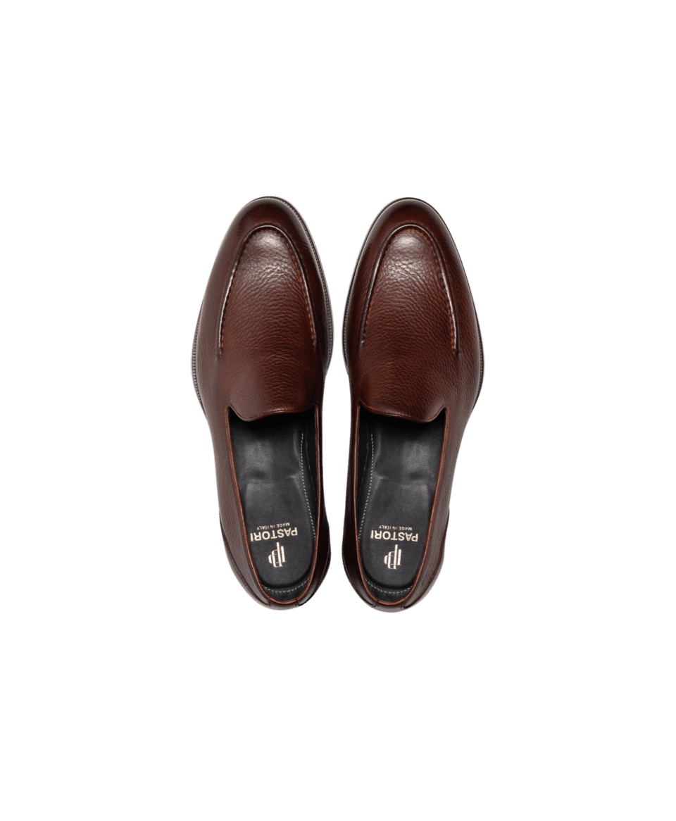 Justin Loafer Pebble Grain Cadmio
