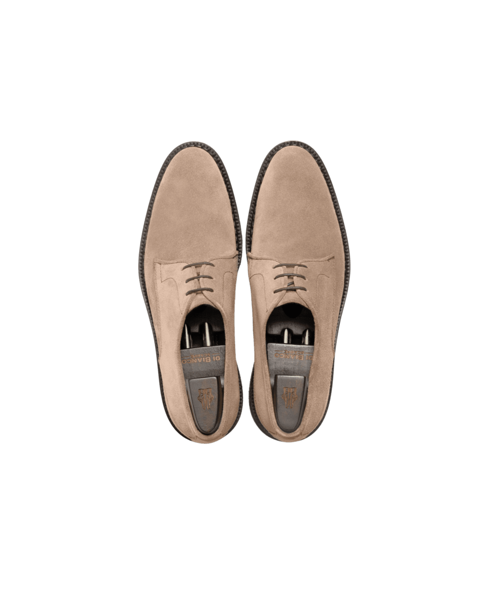 Soverato Suede Antelope Derby Lace Up Shoes Top View