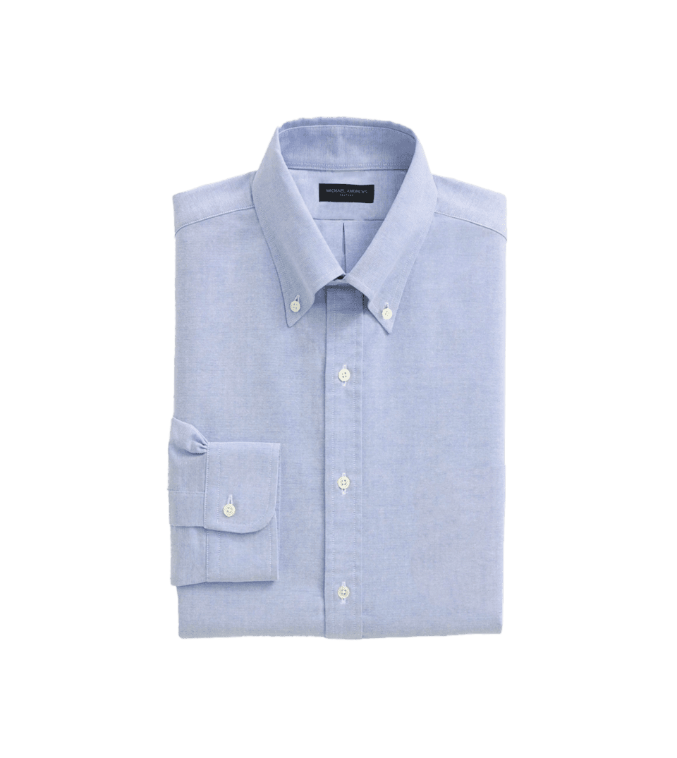 oxford cloth button down collar dress shirt Solid American Oxford Button-Down Collar Dress Shirt