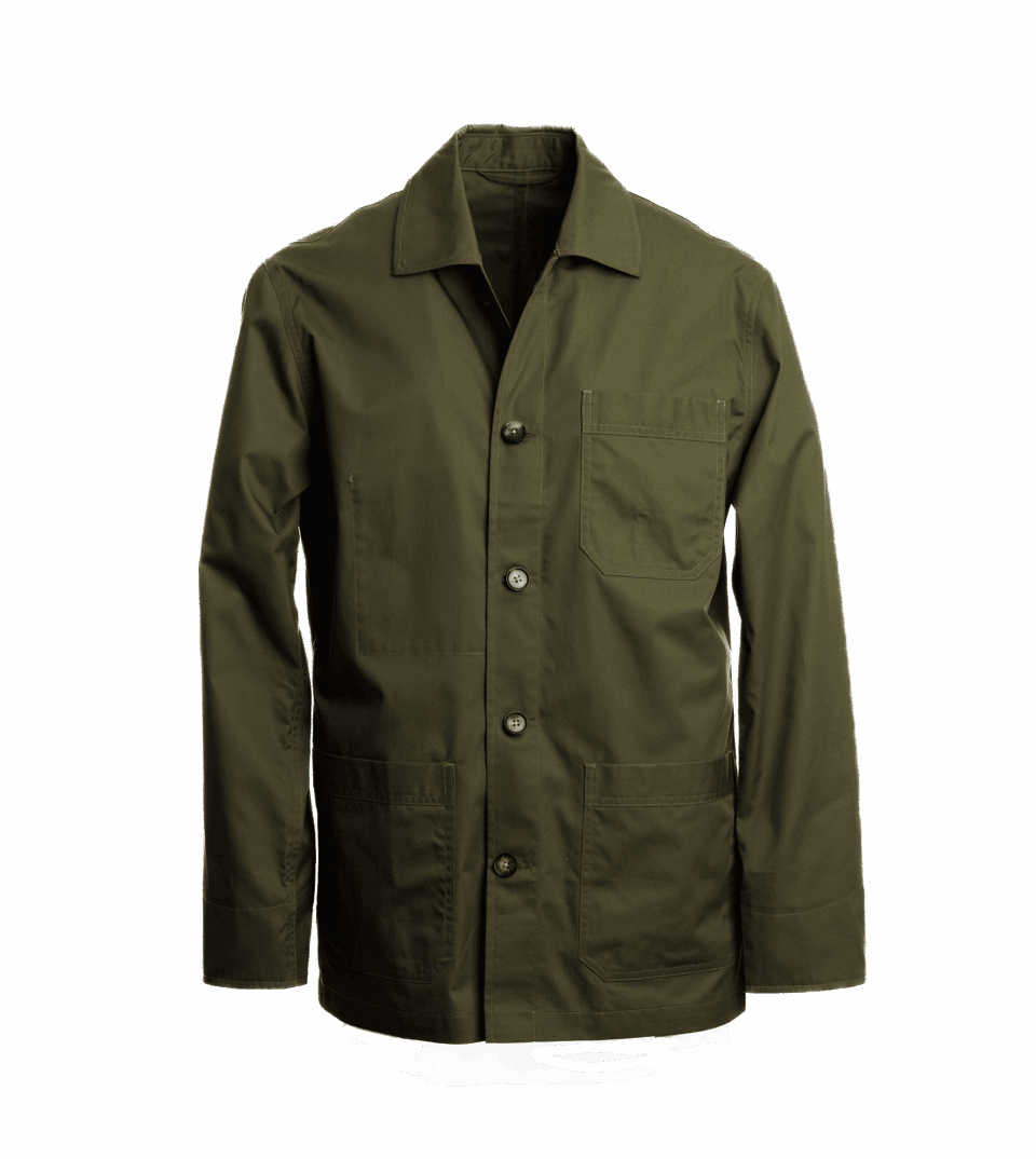 Olive Green Twill Chore Coat | He Spoke Style Olive Green Twill Chore Coat | He Spoke Style
