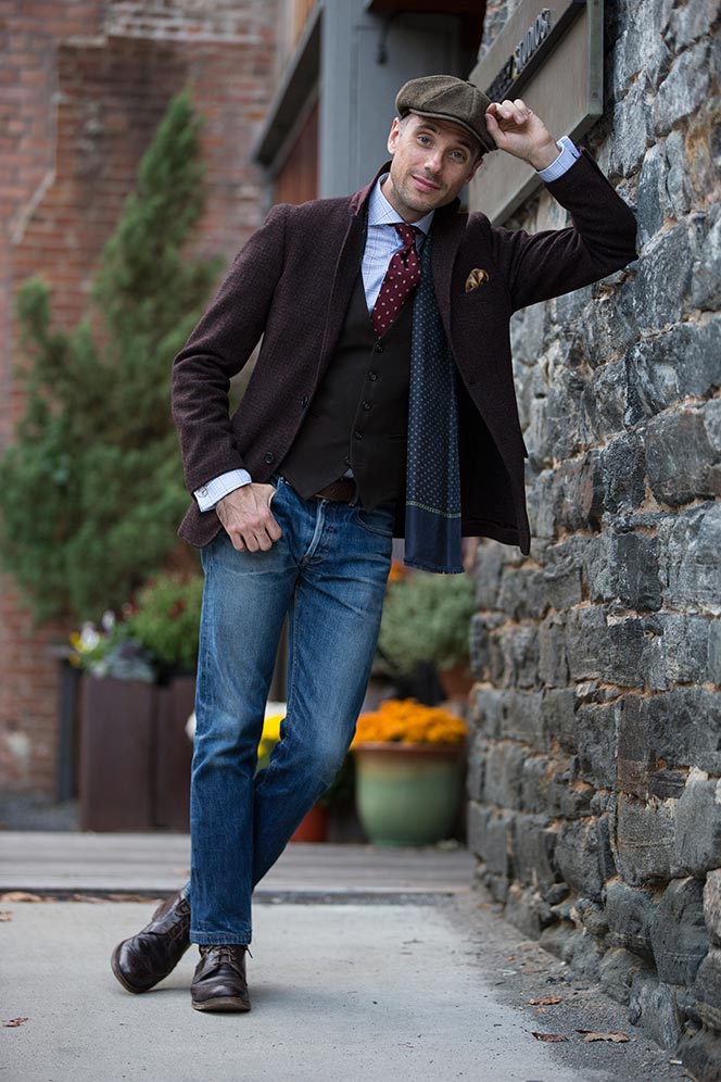 mens brown dress boots with jeans How To Wear for Fall casual brown boots outfit men