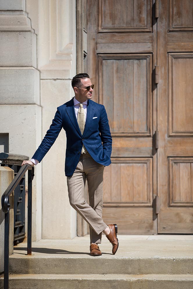 How To Pull Off Linen Trousers at Work