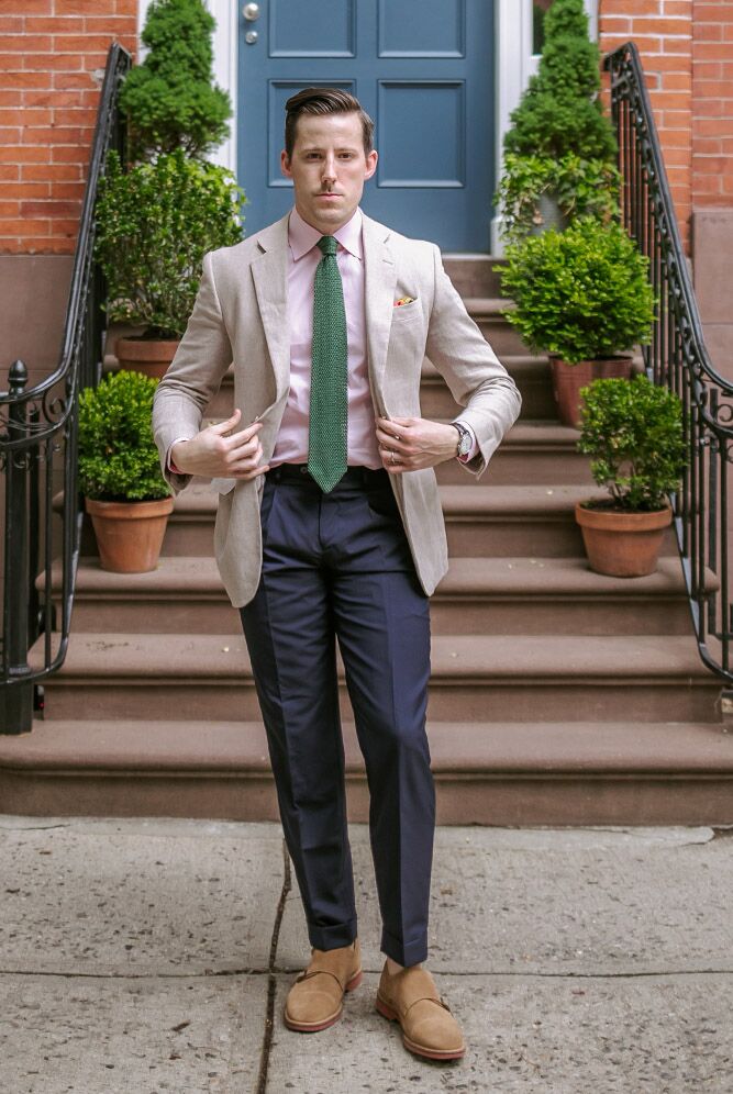 blue dress pants pink shirt How to Wear a Confidently size:US 26Plus / UK 30 / EU 56