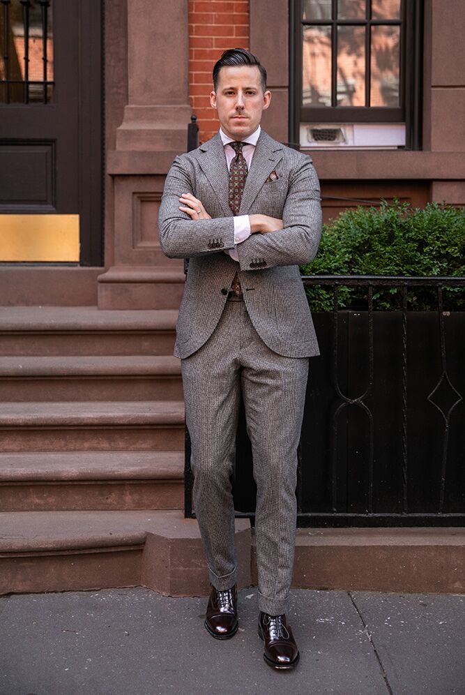 black dress with burgundy shoes Here's How you Wear Oxblood A Suit Each shoe goes through