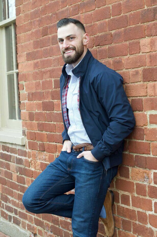 how to wear a harrington jacket smart casual