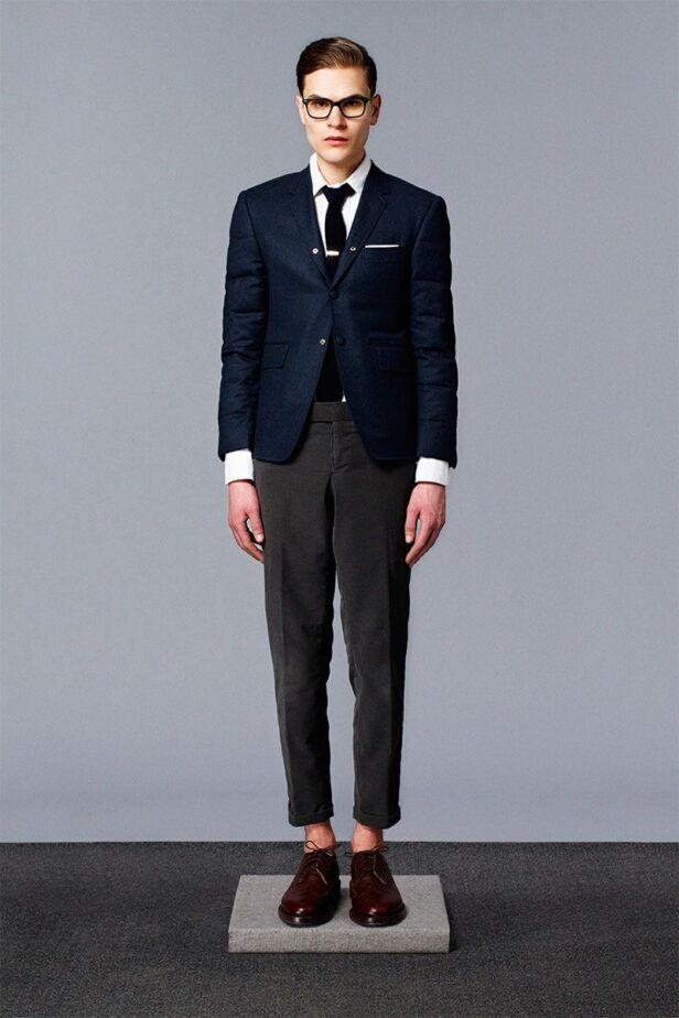 Thom Browne Menswear Shrunken Suit