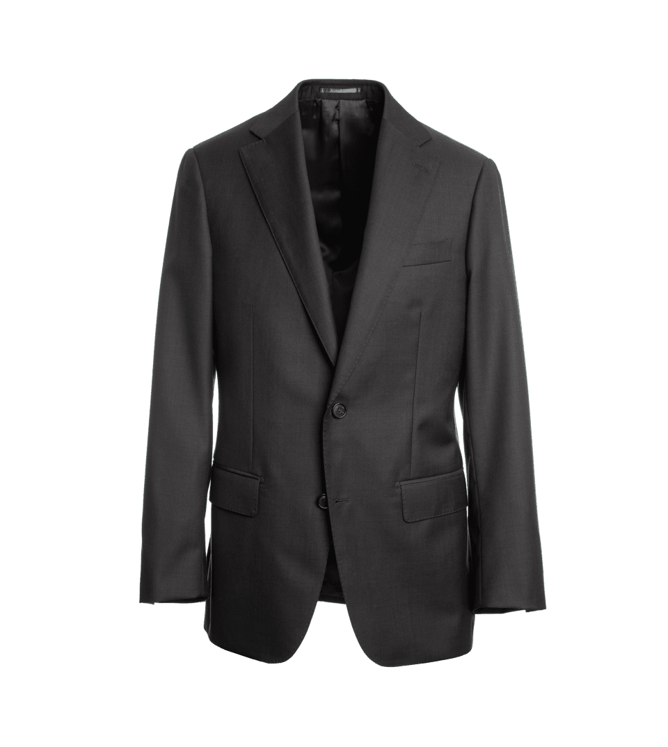Brown Sharkskin Suit Jacket - He Spoke Style Shop