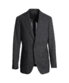 Charcoal Rustic Tropical Wool Suit Jacket - He Spoke Style Shop