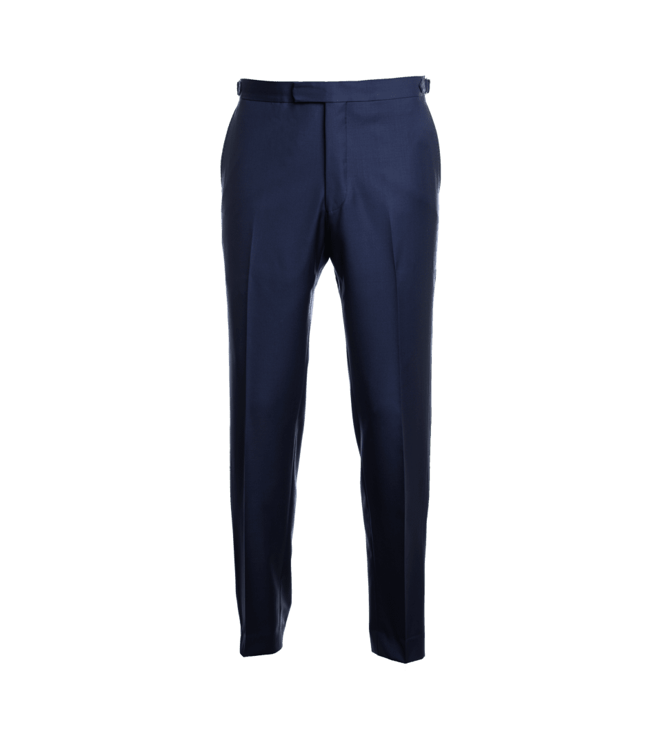 Royal Blue Twill Suit Pants - He Spoke Style Shop