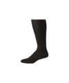 Black Merino Ribbed Over The Calf Dress Socks - He Spoke Style Shop