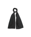 Black Silk Scarf With White Dots - He Spoke Style Shop