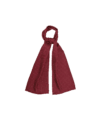 Burgundy Silk Scarf With White Dots - He Spoke Style Shop