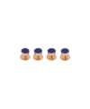 Codis Maya Lapis Lazuli Tuxedo Studs (Rose Gold) - He Spoke Style Shop
