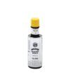 Angostura aromatic bitters, 4 oz bottle with yellow cap and oversized white label, product shot