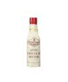 Aztec chocolate cocktail bitters in a cream-labelled bottle with red cap, product shot