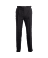 Black Double-Breasted Linen Suit Pants - He Spoke Style