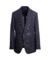 Slate Blue Glen Plaid Linen Sport Coat – Custom Fit by He Spoke Style
