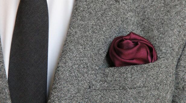 How To Fold a Pocket Square: Flower Fold - Baltimore Style Guy