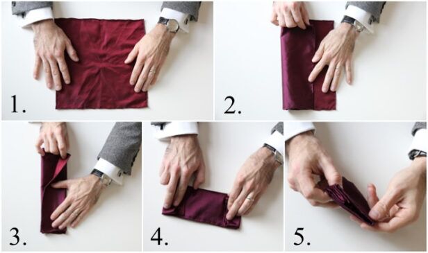 How To Fold a Pocket Square: Pesko Fold - Baltimore Style Guy