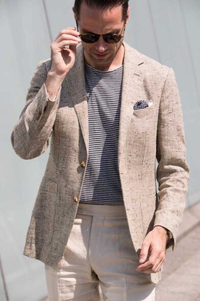 blazer t shirt combination