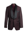 Burgundy Tuxedo Dinner Jacket – Custom Fit by He Spoke Style