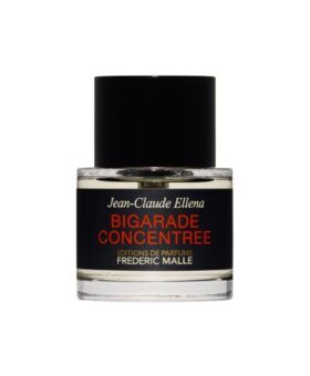 Bigarade Concentree eau de parfum in a clear glass bottle with black label and cap, product shot