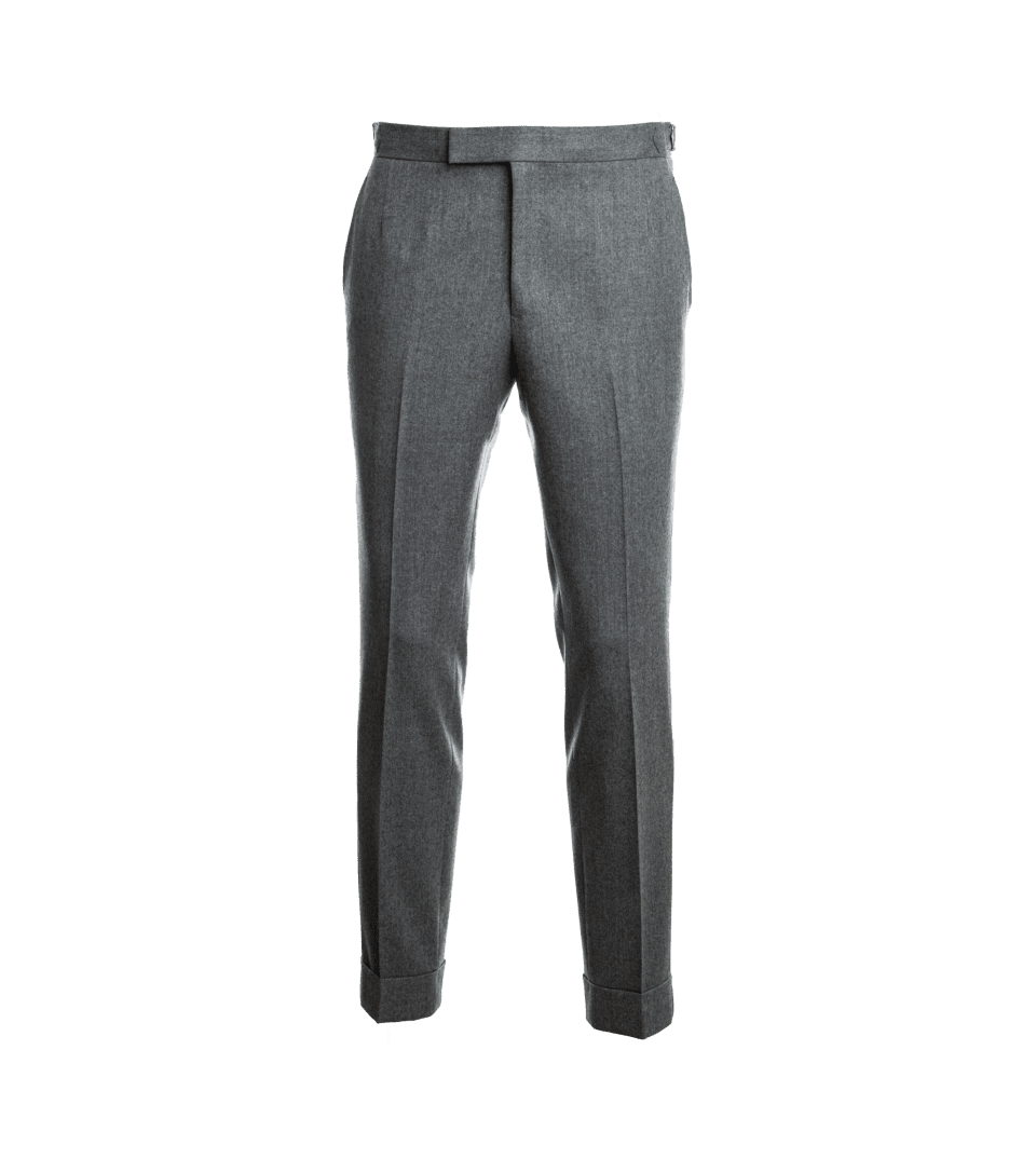 Mid-Gray Flannel Pants - He Spoke Style Shop