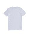 White cotton crew neck short sleeve T-shirt, flat lay