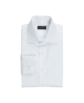 White Poplin Dress Shirt - He Spoke Style Shop