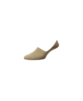 Pantherella Seville No-Show Cotton Socks - Light Khaki - He Spoke Style Shop