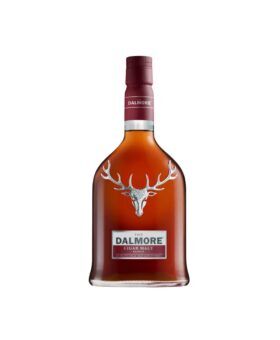 The Dalmore Cigar Malt Reserve single malt Scotch whisky bottle with silver stag emblem, product shot