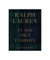 Book "Ralph Lauren: In His Own Fashion" by Alan Flusser, blackwatch tartan cover with gold type, front cover view