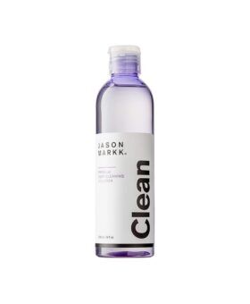 Premium deep cleaning shoe solution in an 8 oz clear bottle with white label, product shot