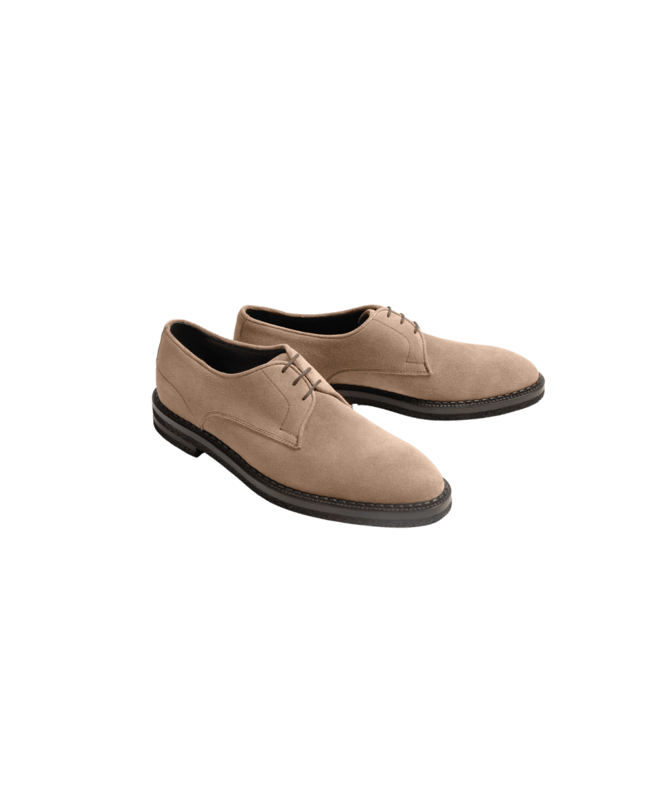 Soverato Suede Antelope Derby Lace Up Shoes View 2