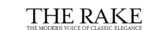 The Rake magazine wordmark logo in black on white
